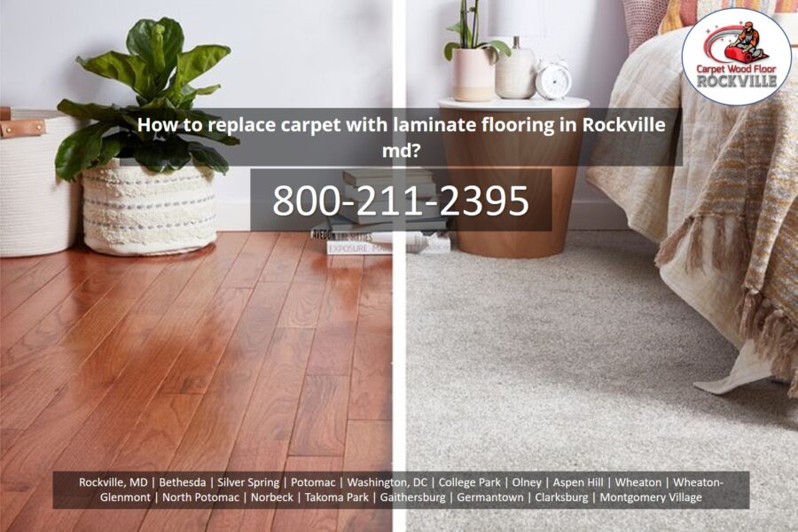 Want to replacing carpet with laminate flooring?